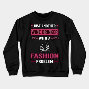 Wine Drinker Fashion Crewneck Sweatshirt